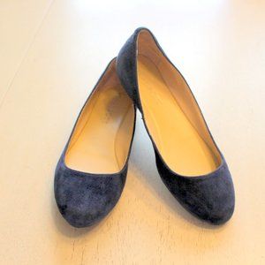 Talbots Blue Suede Shoes! Flats, 5 M